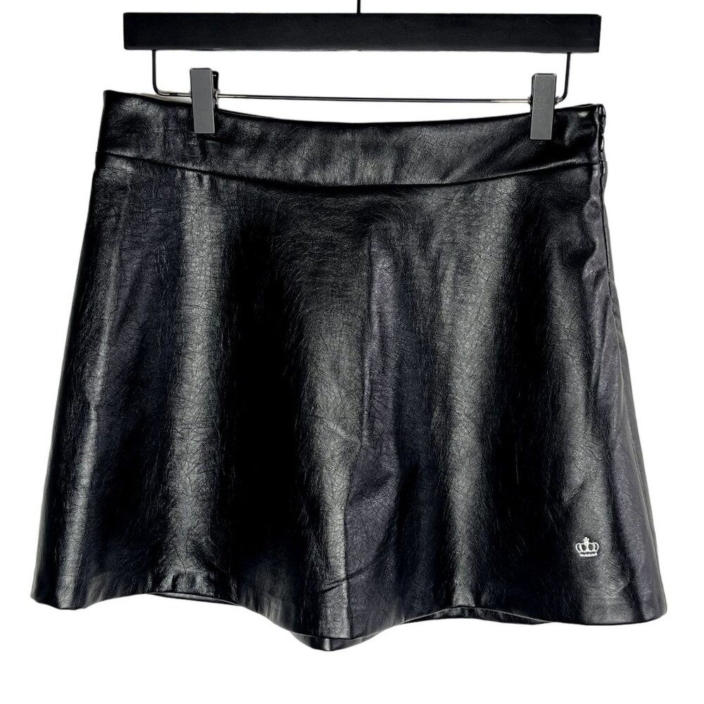 Juicy Couture Black A-Line Mini Skirt Night Out